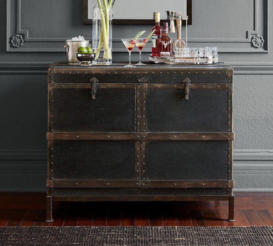 Ludlow Trunk Bar Pottery Barn Australia